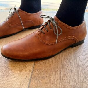 Bed Stu Brown Leather Lace-Up Shoes - Men's Size 10